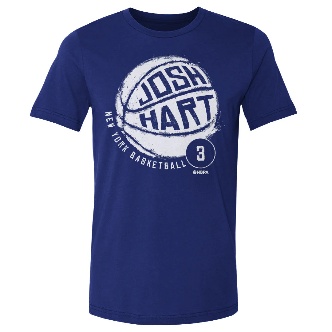 Josh Hart New York Basketball WHT Men's Cotton T-Shirt - Image 2