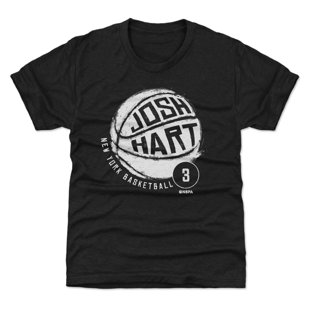 Josh Hart New York Basketball WHT Kids T-Shirt - Image 2