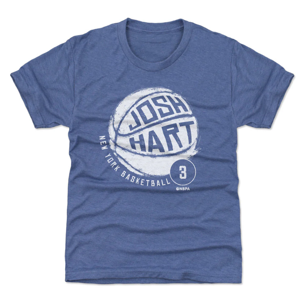 Josh Hart New York Basketball WHT Kids T-Shirt - Image 3
