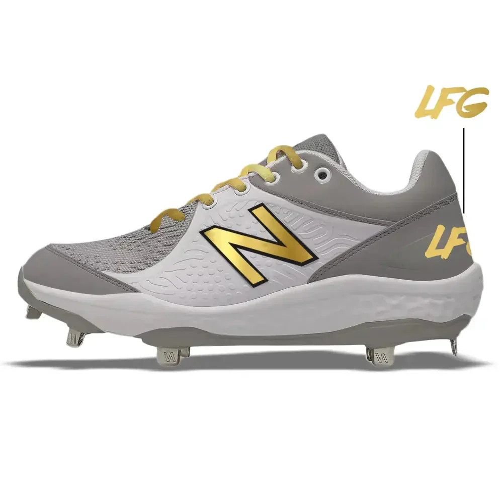 "JUCO Bandit" New Balance 3000v5 Cleats - Size 13 Men's Low Top MCS/TPU - Image 2