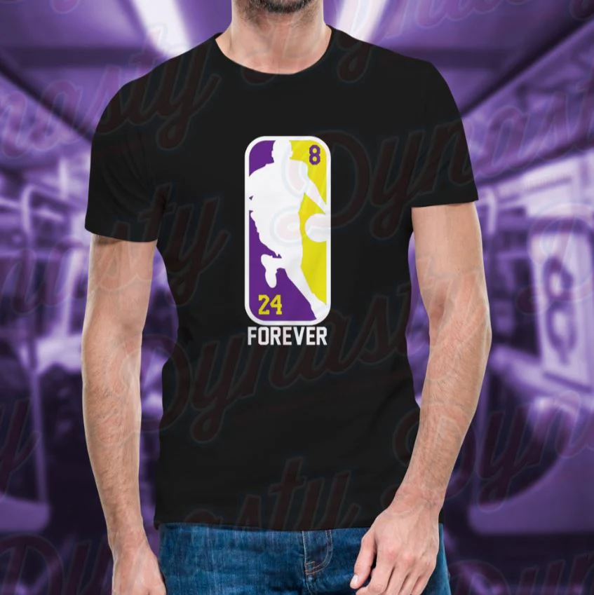 Kobe Bryant 8 & 24 Mamba Forever Logo T-Shirt - Image 2