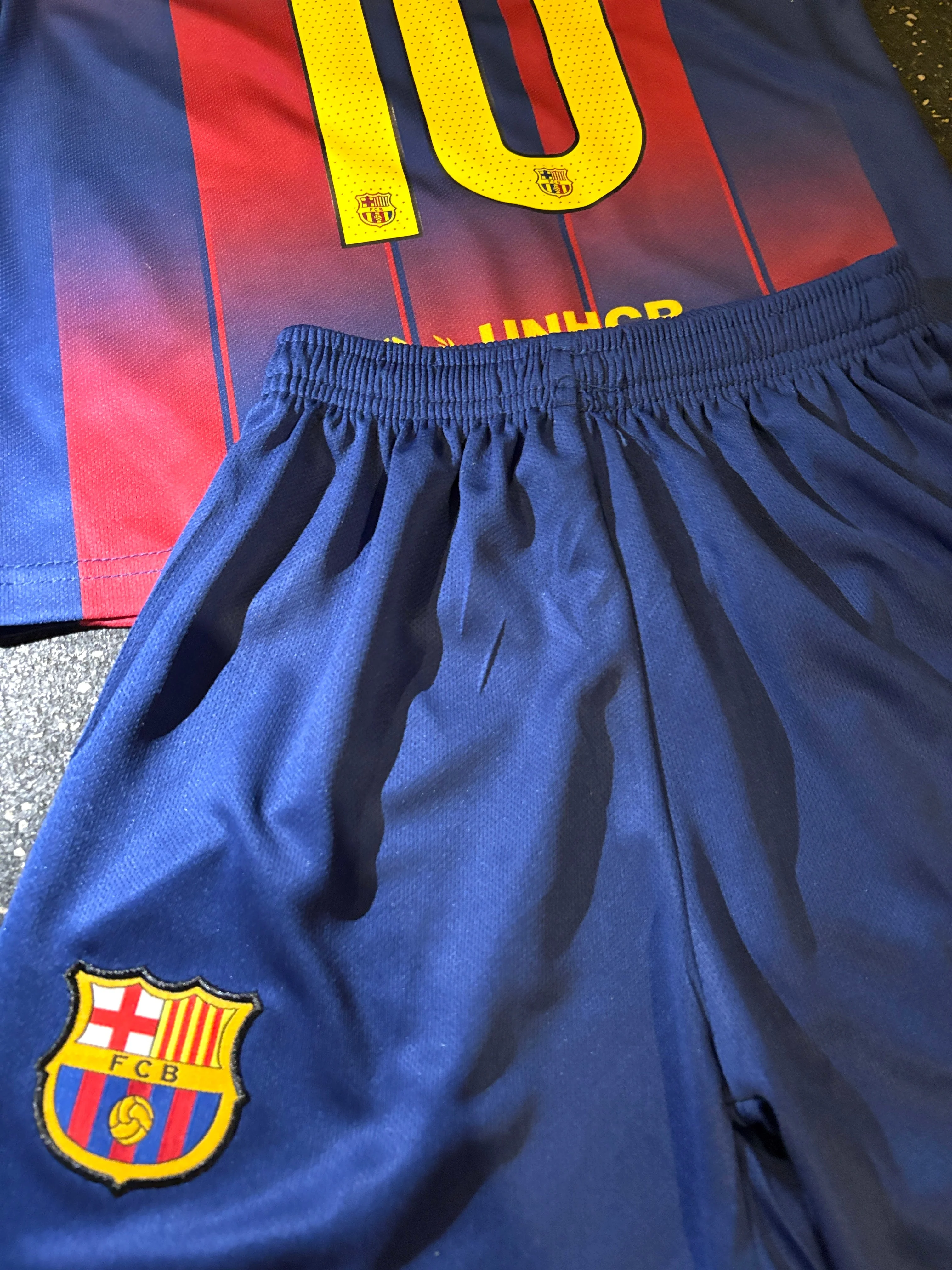 Lamine Yamal Barcelona Soccer Jersey Kids Toddler & Youth Sizes - Image 3