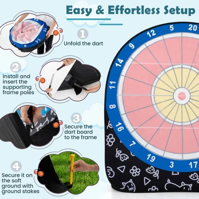 Large Dart Board with Kick Balls - Image 11
