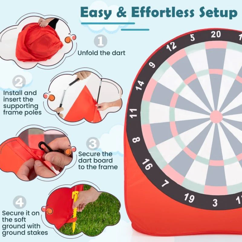 Large Dart Board with Kick Balls - Image 4