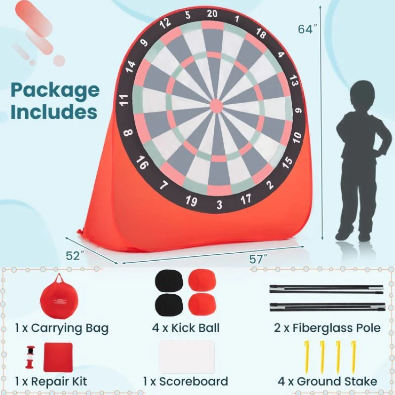 Large Dart Board with Kick Balls - Image 5