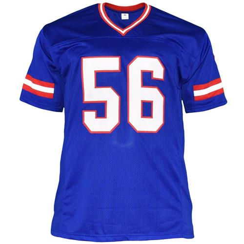 Lawrence Taylor Autographed New York Giants (Blue #56) Custom Jersey - Image 3