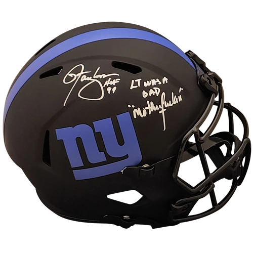 Lawrence Taylor Autographed New York Giants (ECLIPSE Alternate) Full-Size Replica Helmet