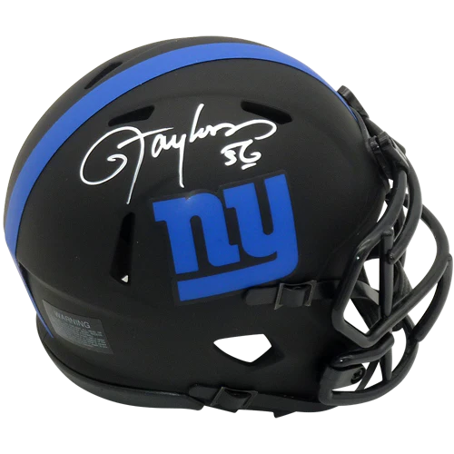 Lawrence Taylor Autographed New York Giants Eclipse Mini Helmet