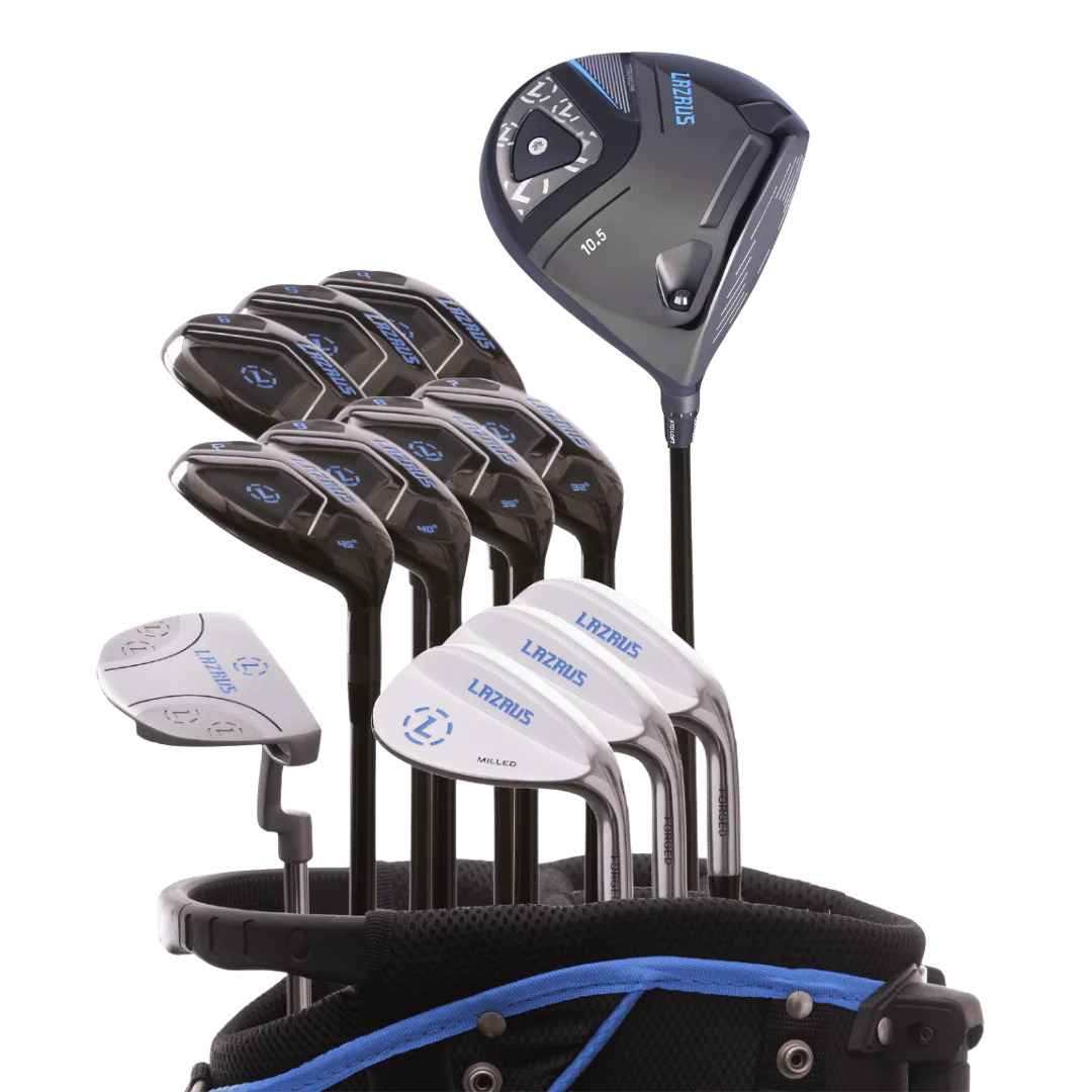 Lazrus Golf 13 pc Set - Laz2 Driver, 3 Wedges Set, Hybrids (4-PW), Putter & Bag (optional) - Image 3