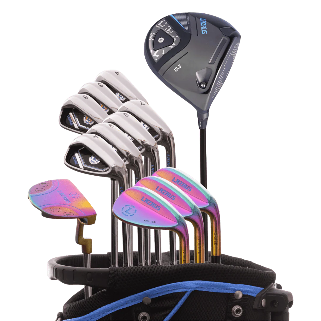 Lazrus Golf 13 pc Set - LAZ2 Driver, 3 Wedges Set, Irons (4-PW), Putter & Bag (optional) - Image 3