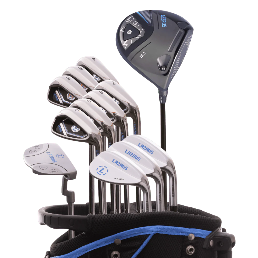 Lazrus Golf 13 pc Set - LAZ2 Driver, 3 Wedges Set, Irons (4-PW), Putter & Bag (optional) - Image 4