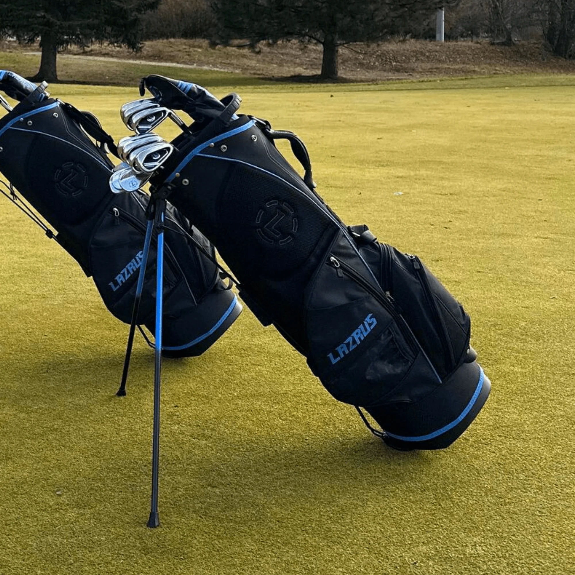 Lazrus Golf Premium Black Golf Bags - Image 4