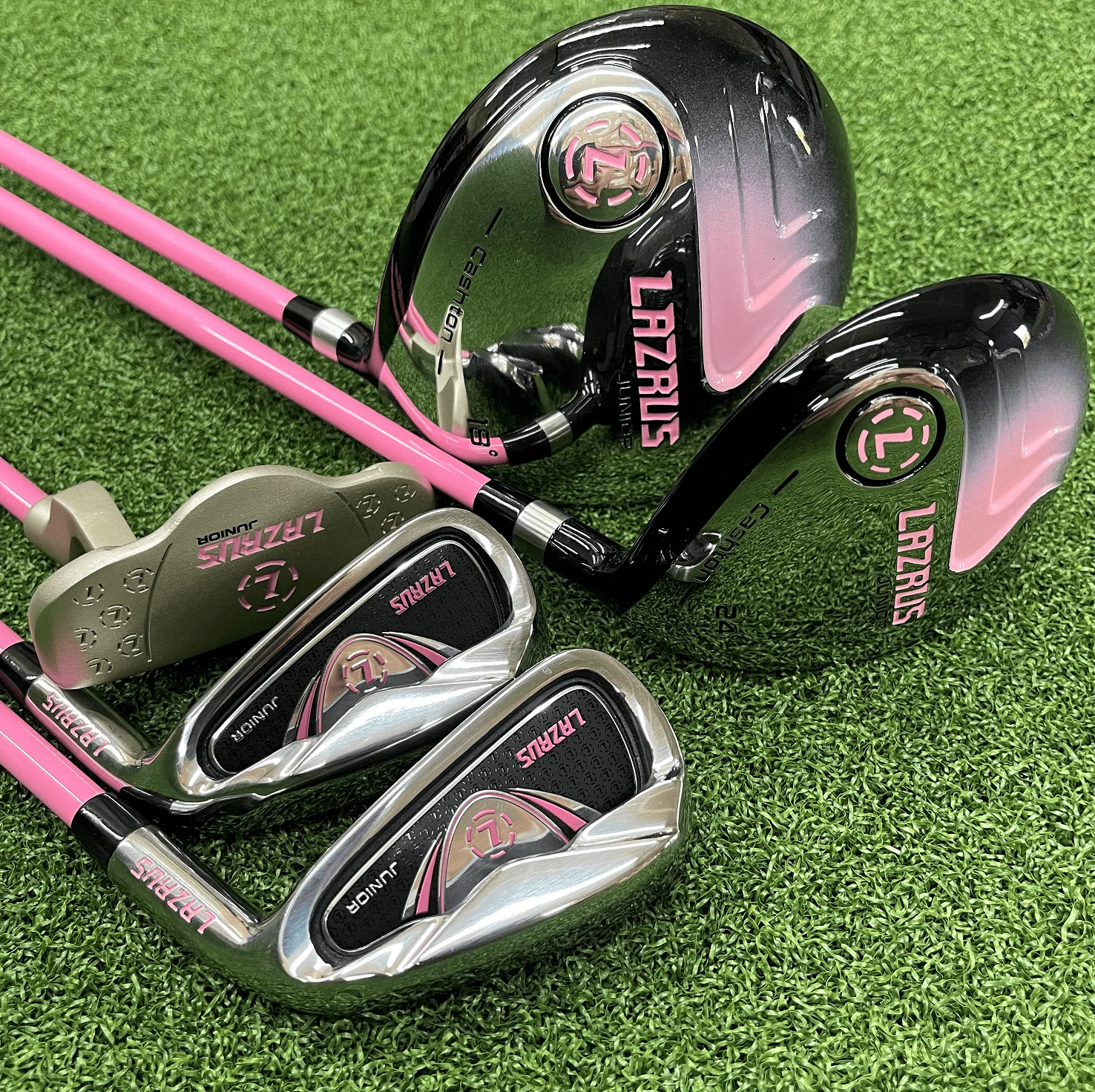 Lazrus Juniors Golf Clubs Set or Individuals - (Age 2-5 & 6-9 Right Hand or Left Hand , Boys or Girls) - Image 3