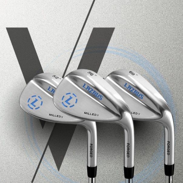 Lazrus Milled V Wedges Set or Individual (52°, 56° & 60°) - Image 2