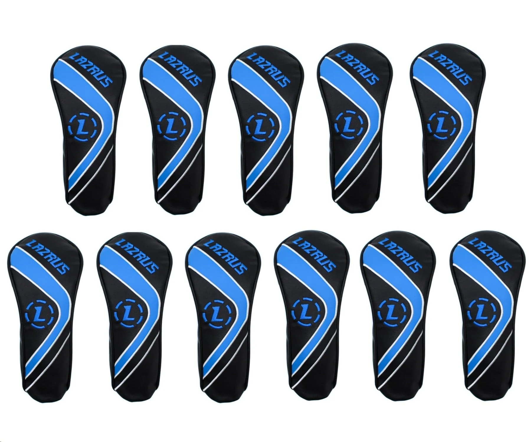Lazrus Premium Black Hybrid Wood Head Covers | Individuals or Sets - Image 8