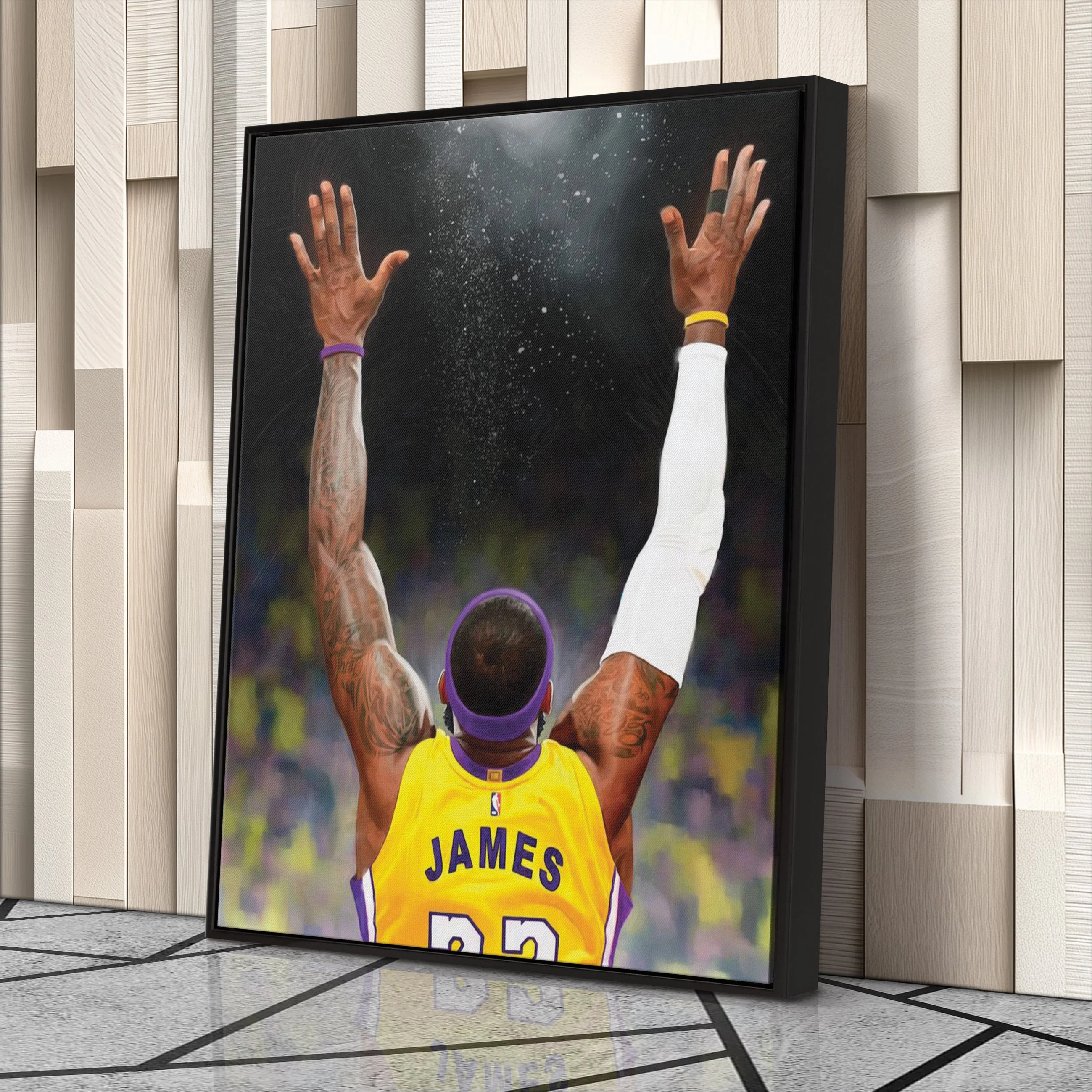 LeBron James Canvas Lakers Champion Wall Art Decor - Image 4