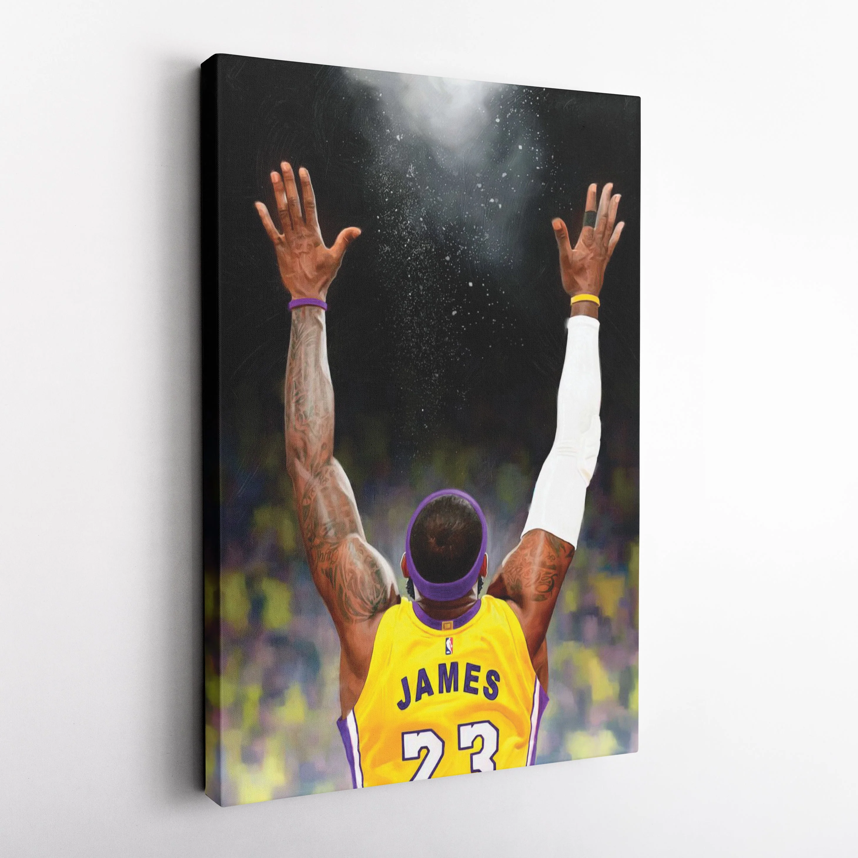 LeBron James Canvas Lakers Champion Wall Art Decor - Image 5