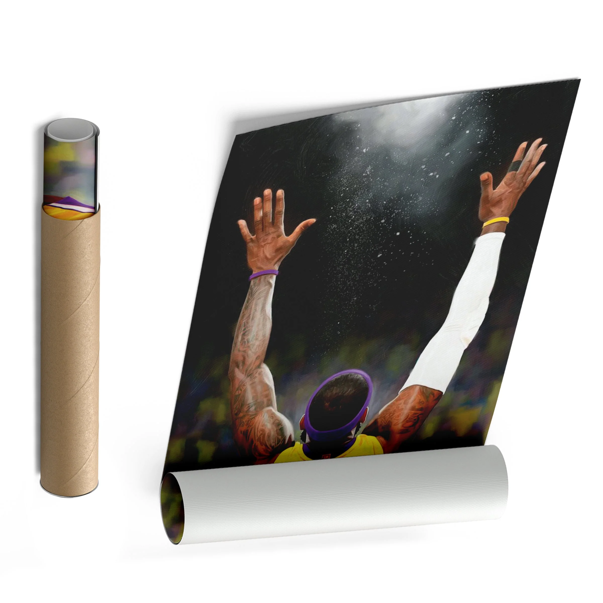 LeBron James Canvas Lakers Champion Wall Art Decor - Image 8