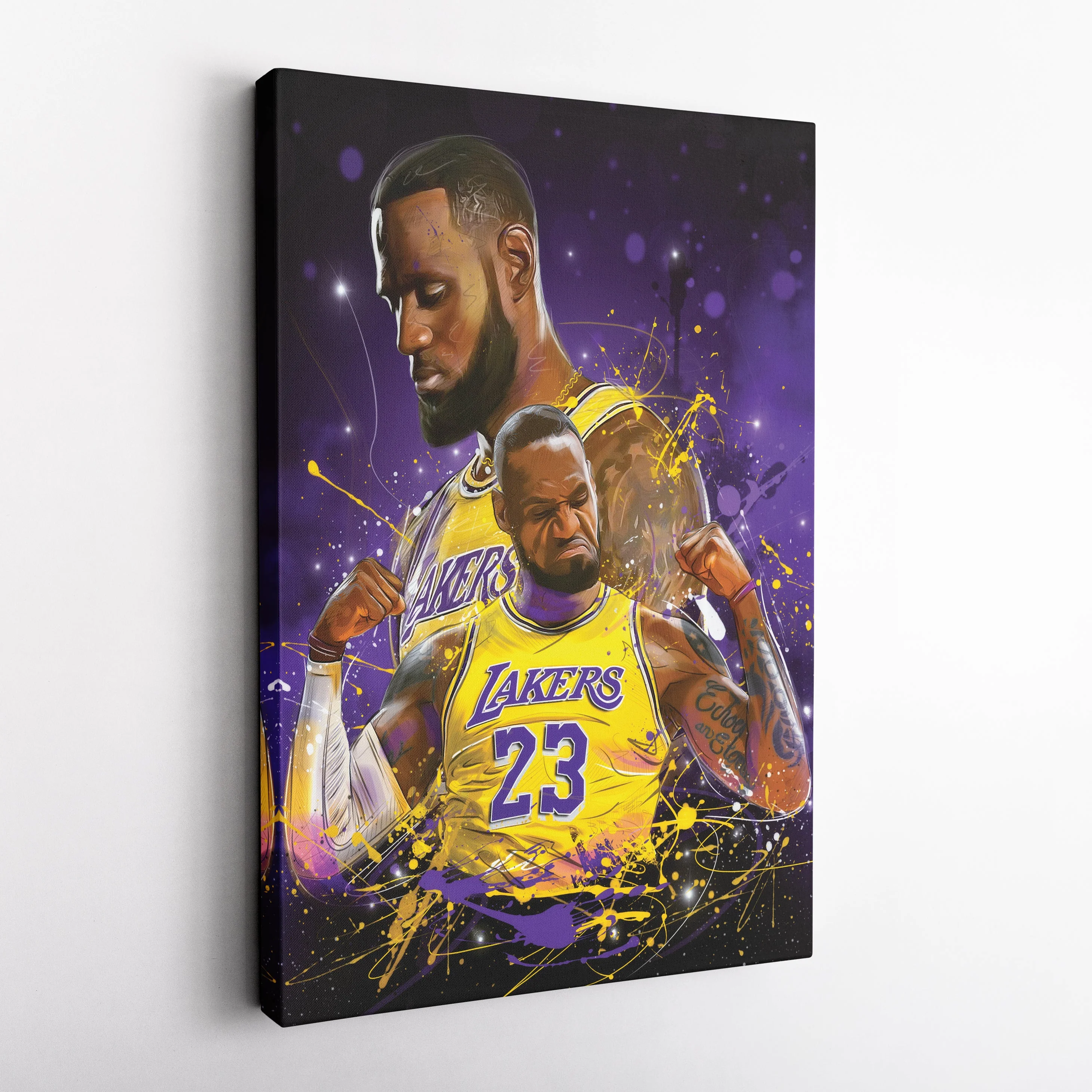 LeBron James Lakers Canvas NBA Wall Art - Image 5