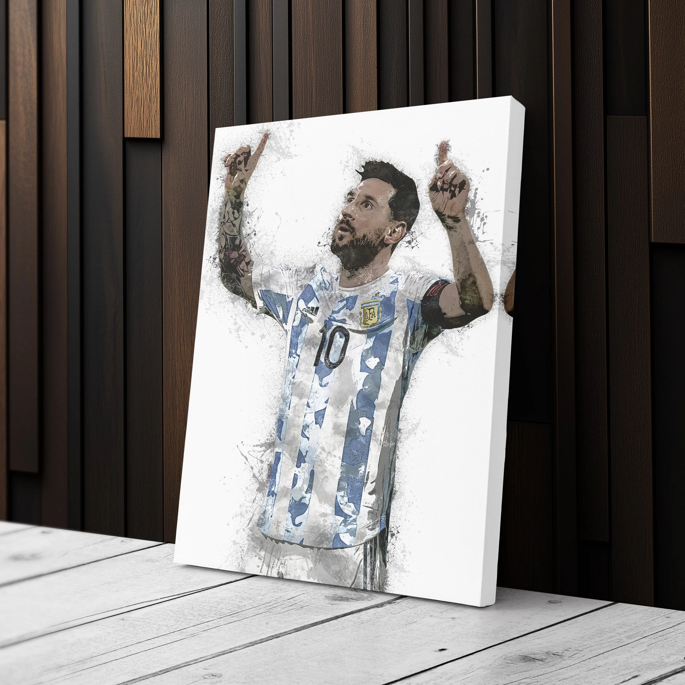 Lionel Messi Canvas Art – Argentina National Team Wall Decor - Image 3