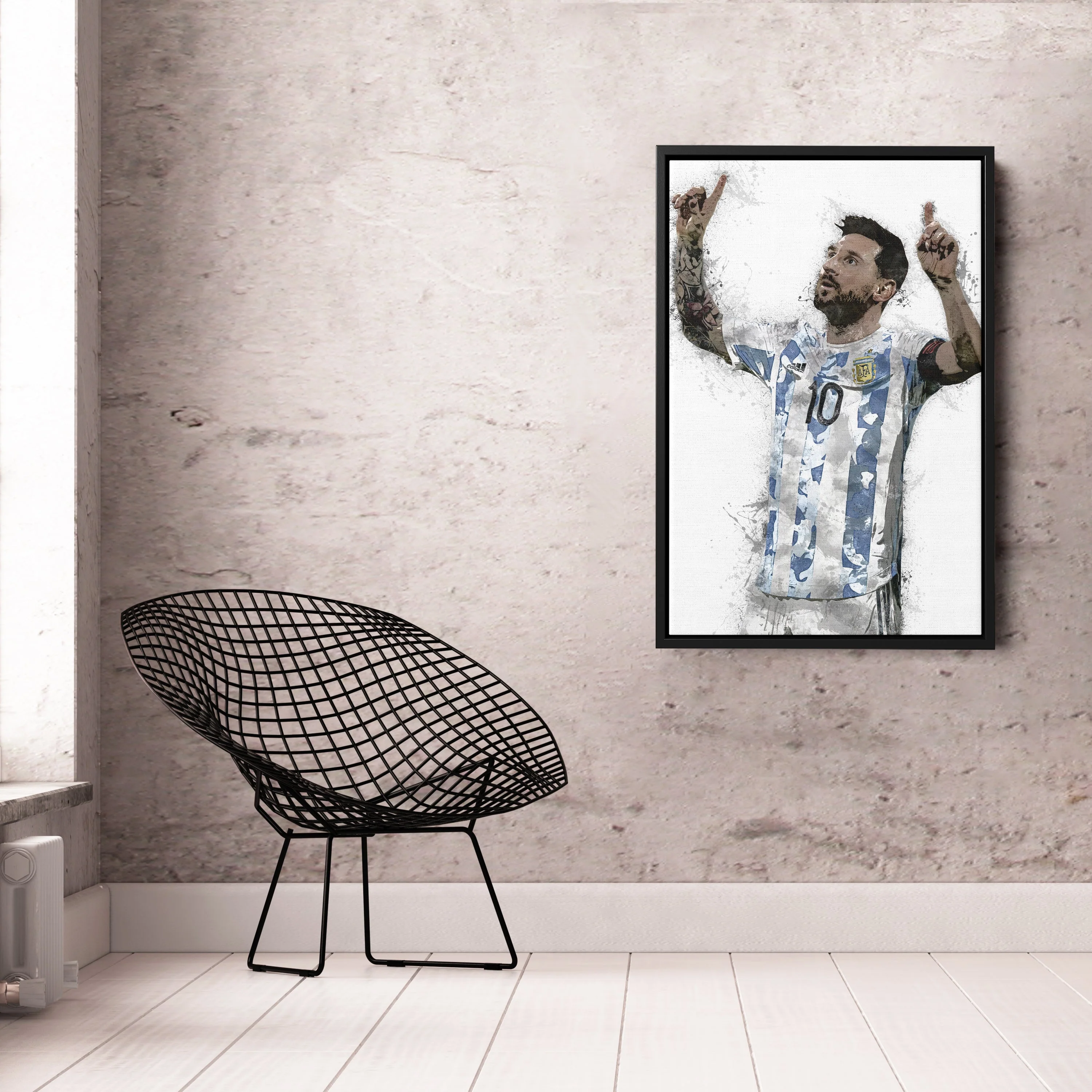 Lionel Messi Canvas Art – Argentina National Team Wall Decor - Image 6