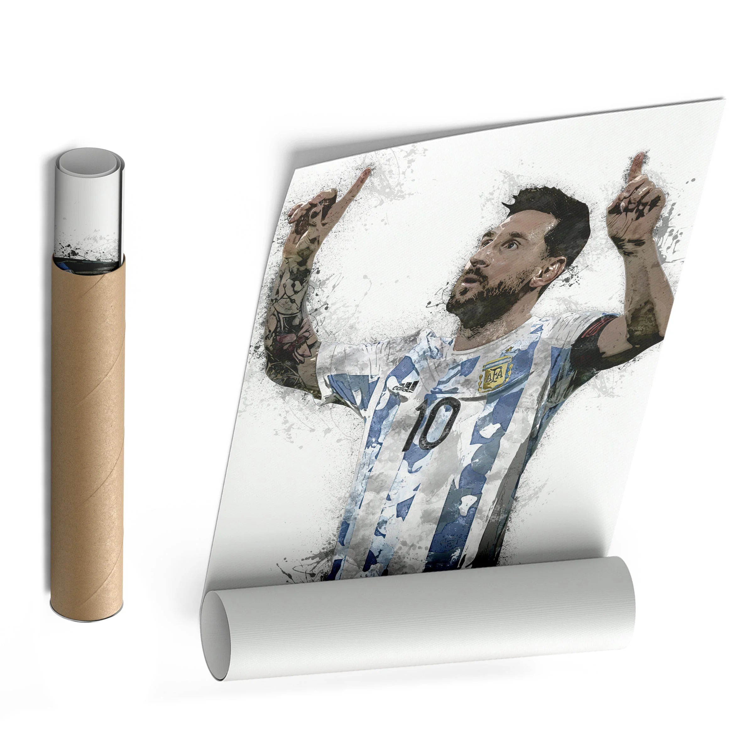 Lionel Messi Canvas Art – Argentina National Team Wall Decor - Image 8