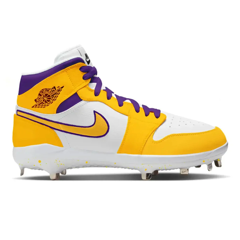 "Los Angeles Away" Jordan 1 Retro Cleats