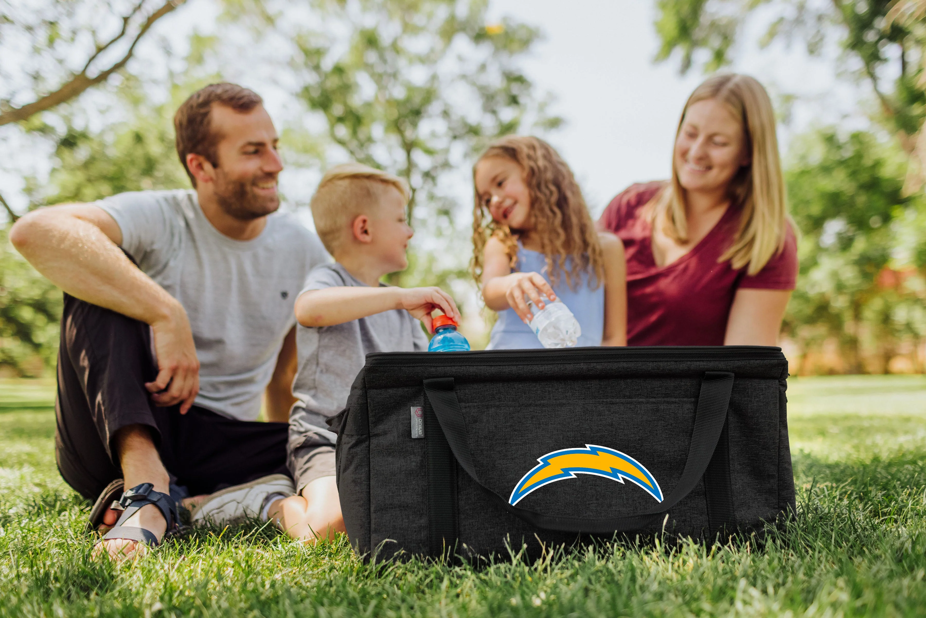 Los Angeles Chargers 64 Can Collapsible Cooler - Image 2