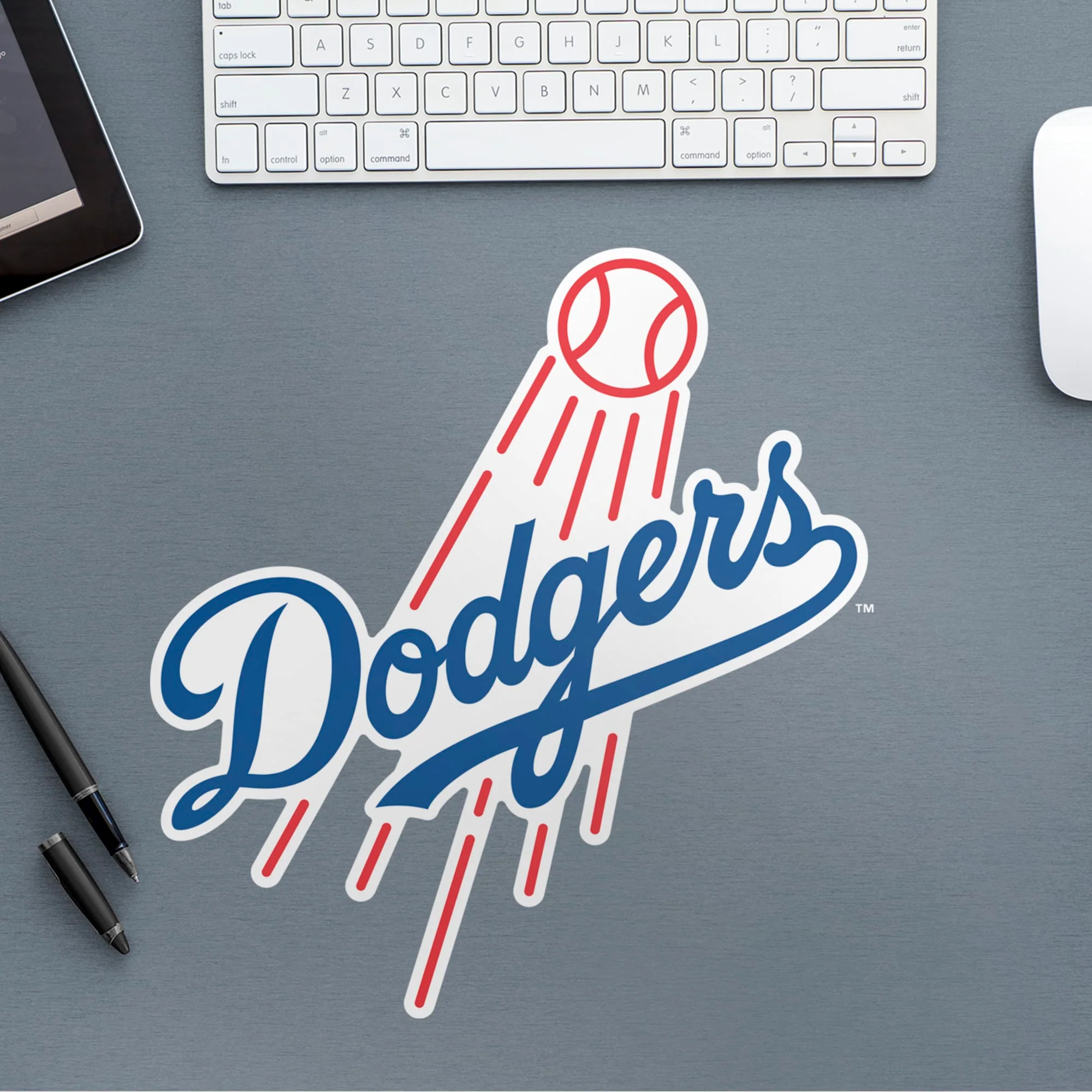 Los Angeles Dodgers Reusable Vinyl Wall Decals - Image 2