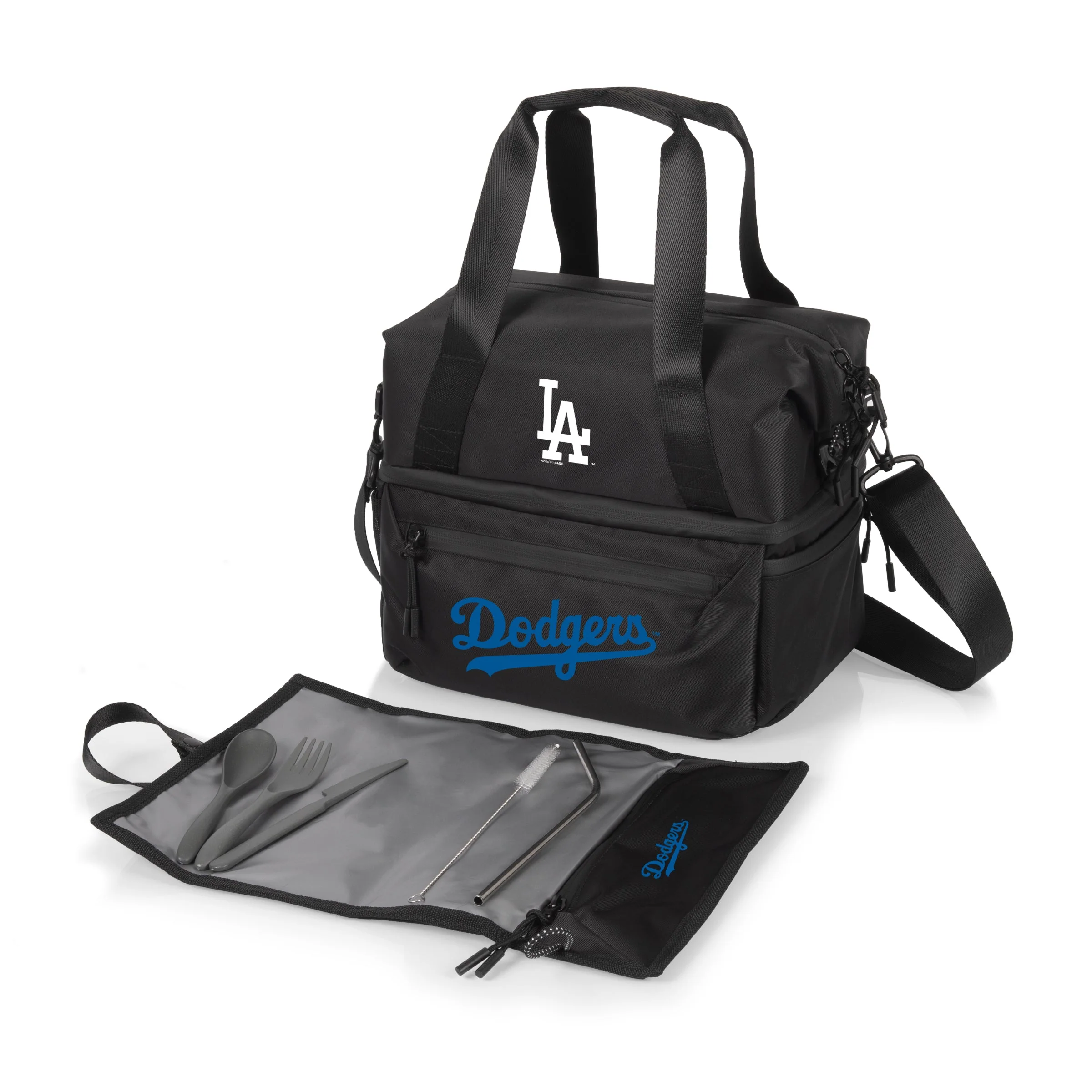 Los Angeles Dodgers Tarana Recycled Lunch Bag Cooler with Utensils