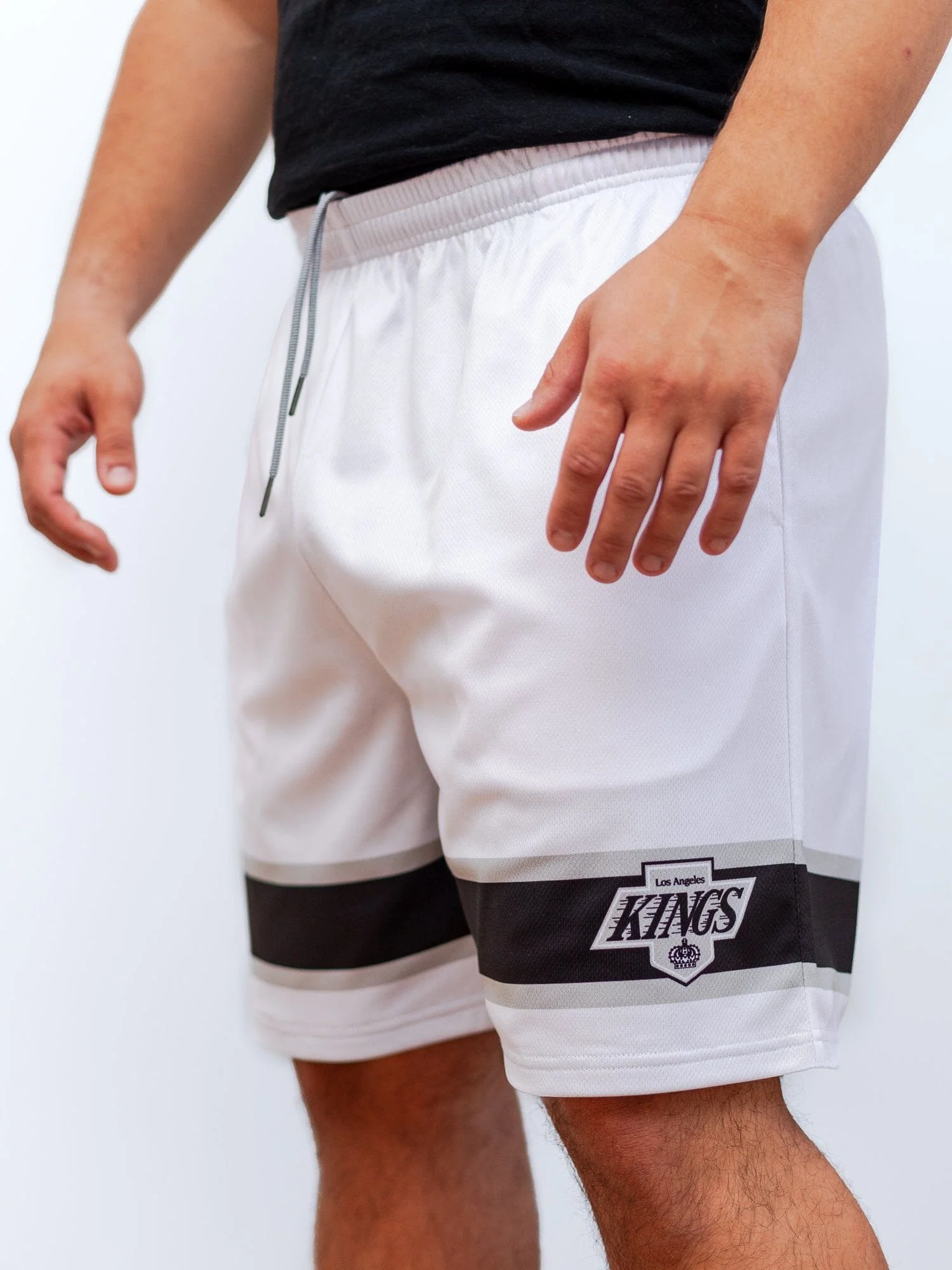 Los Angeles Kings Retro Alternate Mesh Hockey Shorts - Image 4