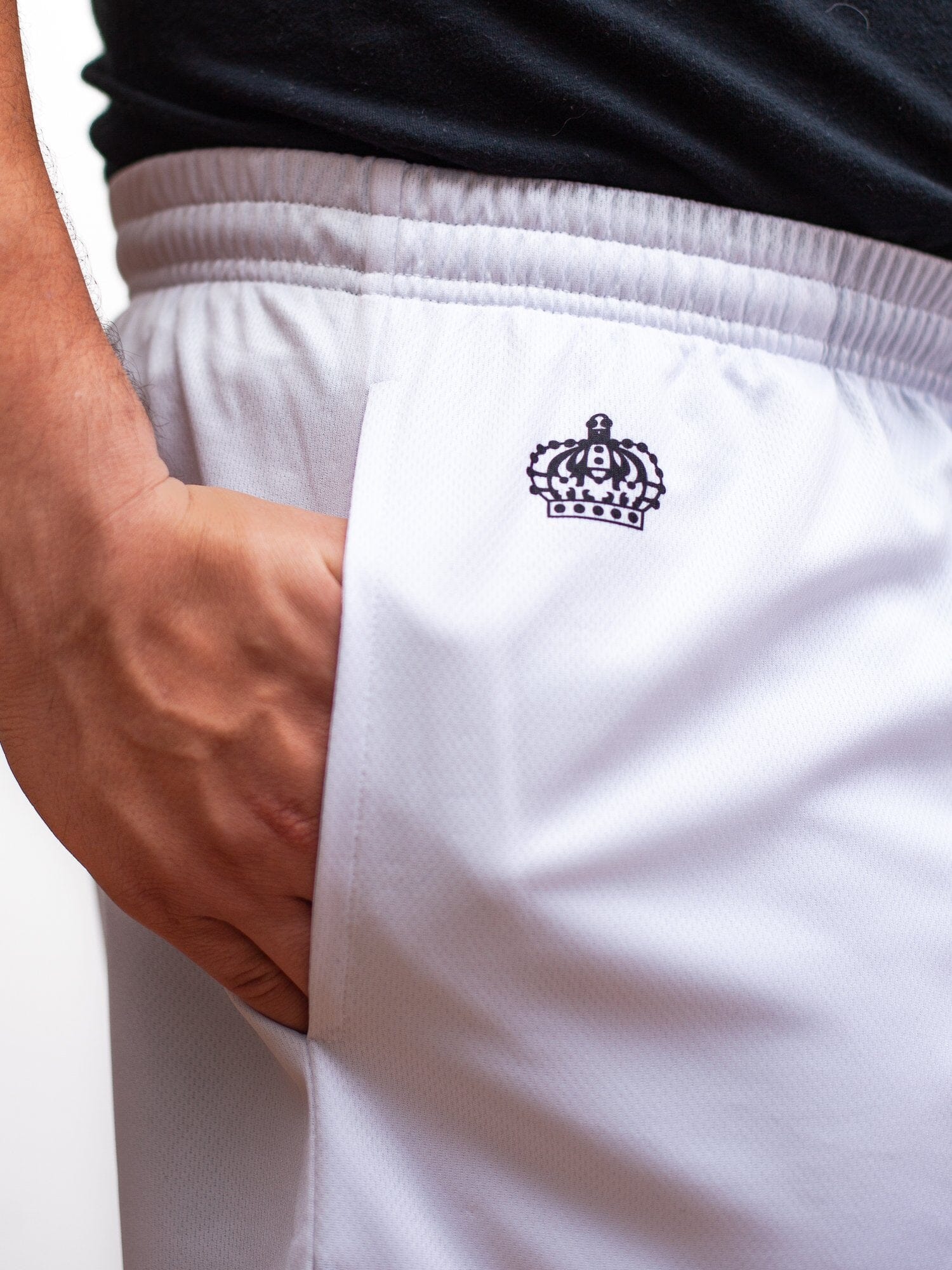 Los Angeles Kings Retro Alternate Mesh Hockey Shorts - Image 5