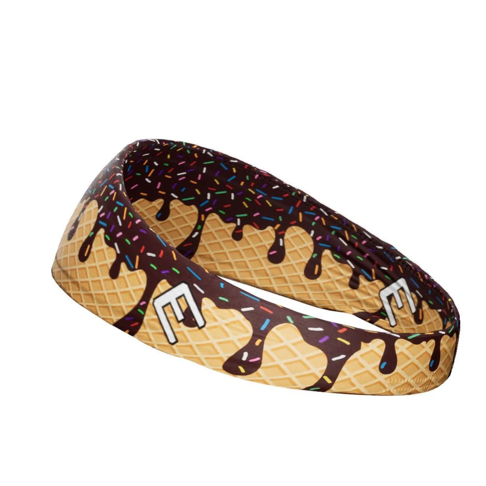 Maroon Ice Cream Headband - Image 4