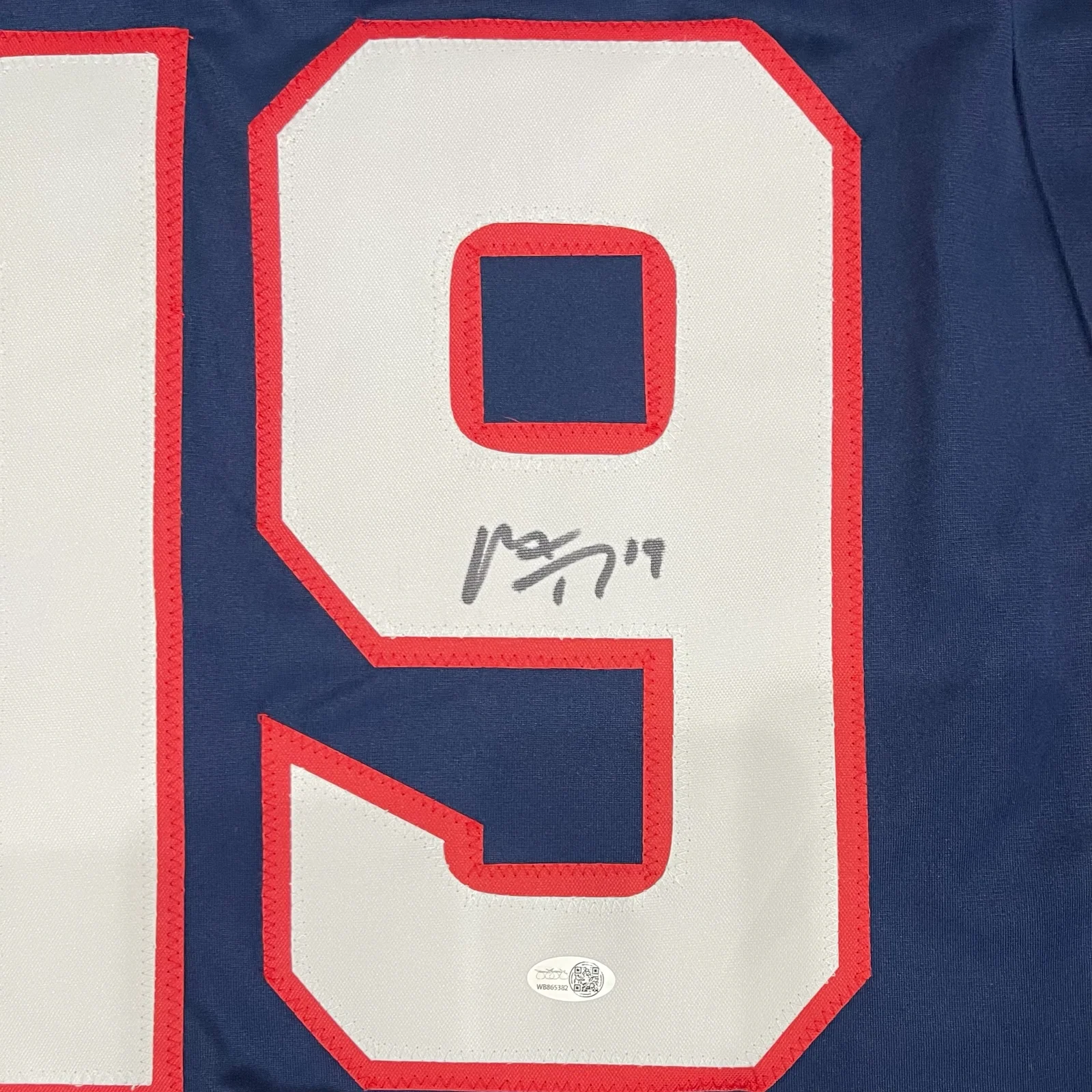 Autographed Matthew Tkachuk Team USA 4 Nations (Blue #19) Custom Jersey - Image 2