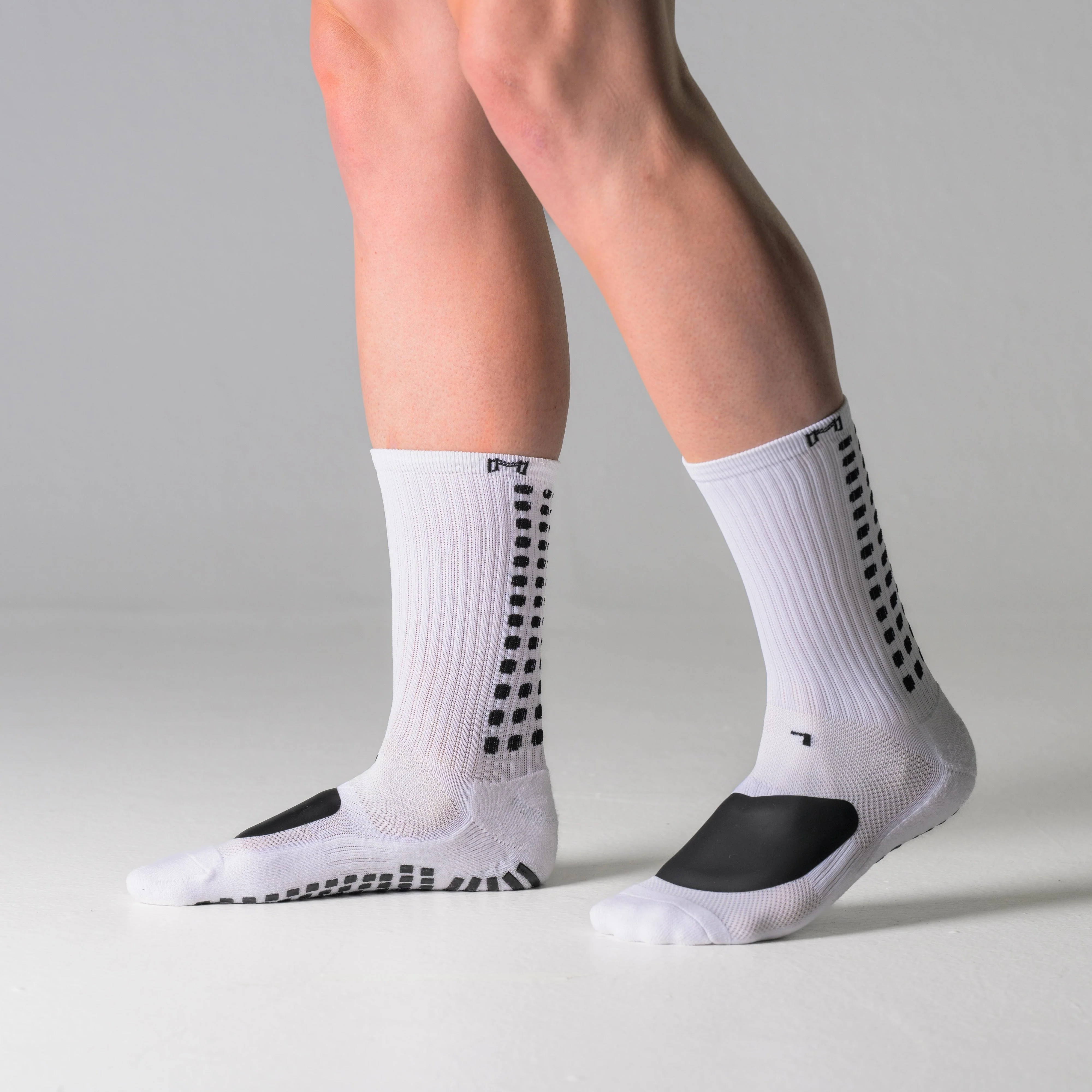 MediCaptain Padded Grip Socks with Foot Protection (Midcalf Length)