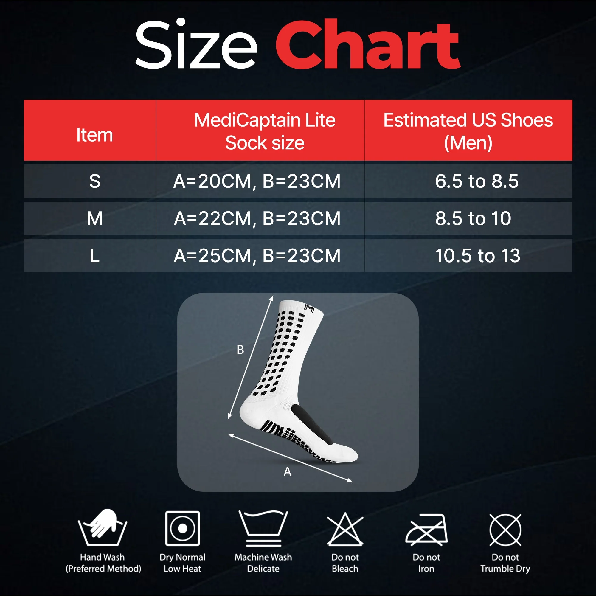 MediCaptain Padded Grip Socks with Foot Protection (Midcalf Length) - Image 5