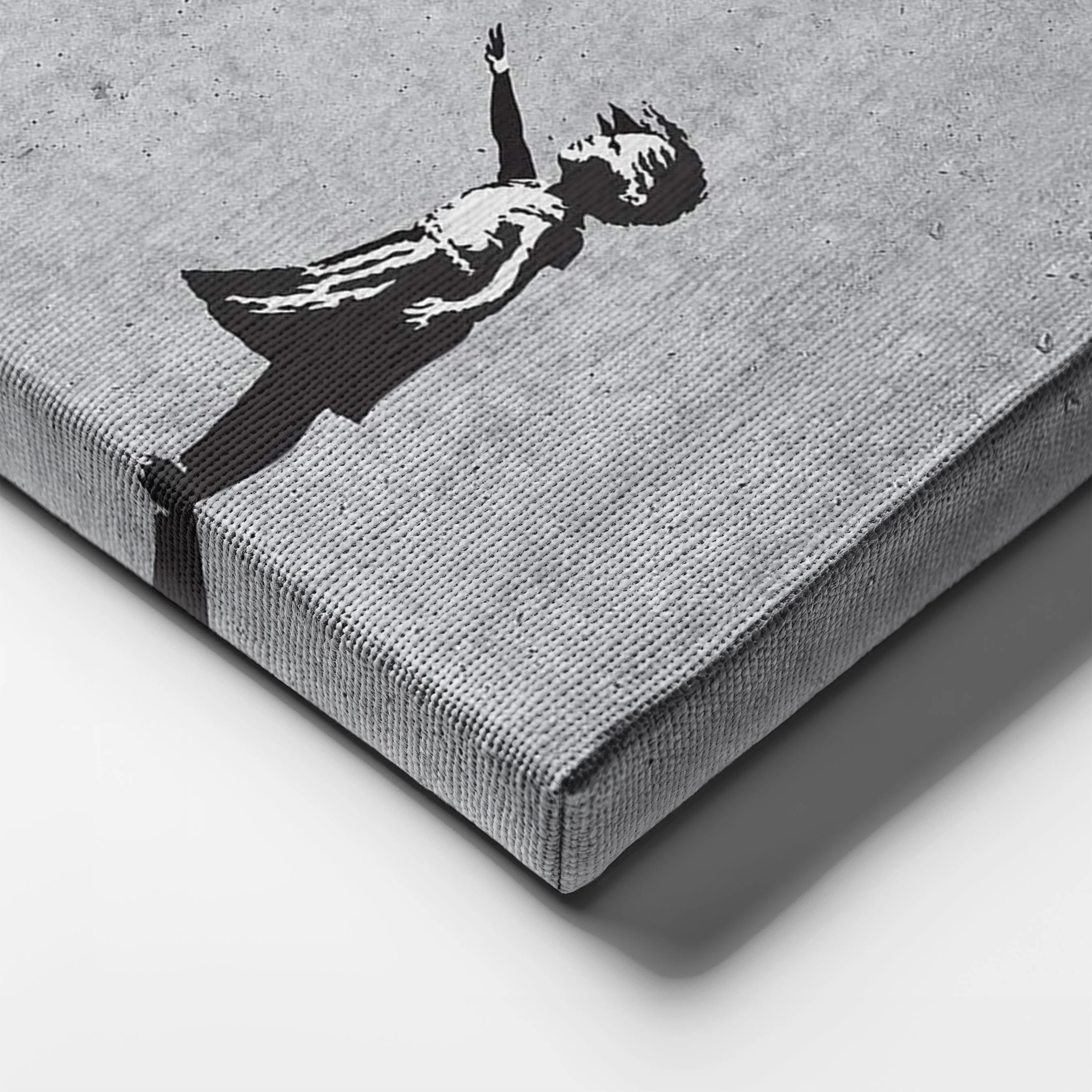 Michael Jordan Banksy Balloon Girl NBA Canvas Street Art - Image 8