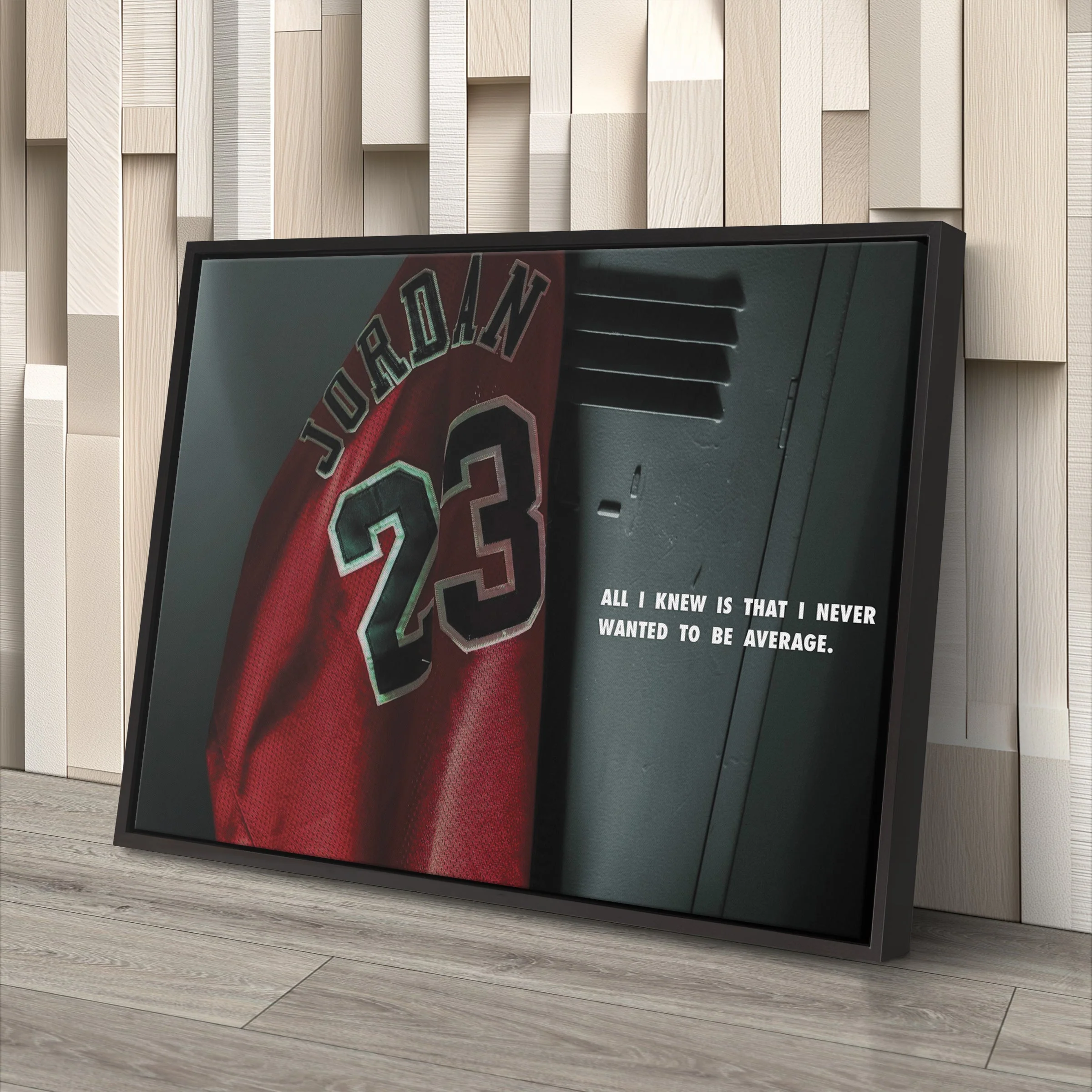 Michael Jordan Jersey Locker Room Canvas Poster – Wall Art Decor - Image 6