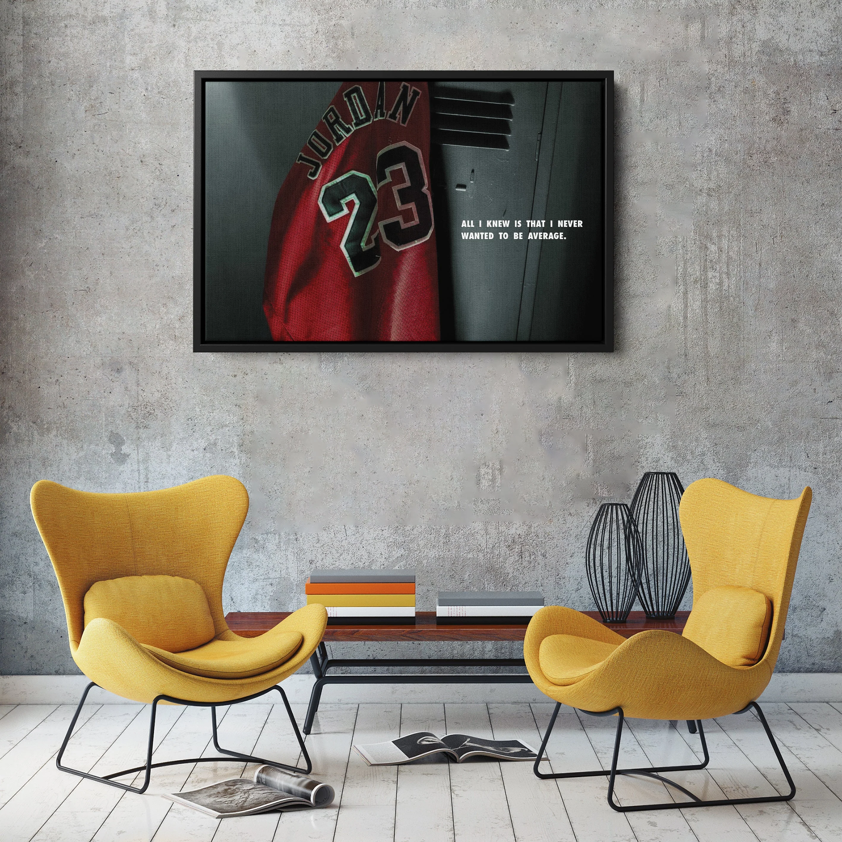 Michael Jordan Jersey Locker Room Canvas Poster – Wall Art Decor - Image 7
