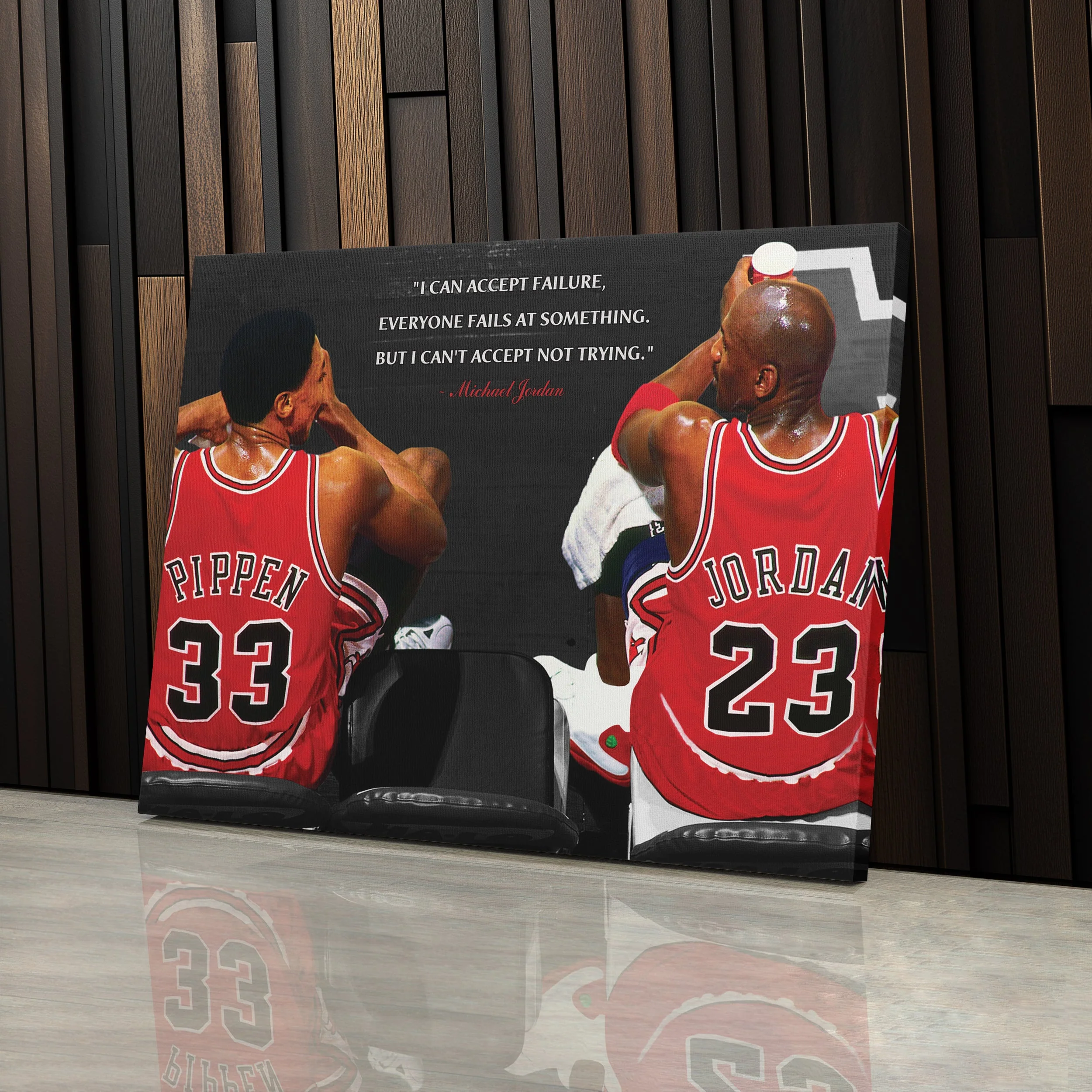 Chicago Bulls Michael Jordan & Scottie Pippen Canvas Wall Art - Image 5