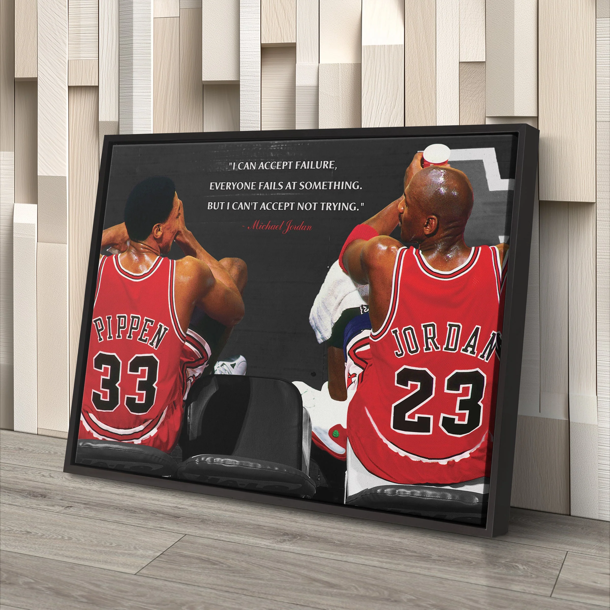 Chicago Bulls Michael Jordan & Scottie Pippen Canvas Wall Art - Image 6