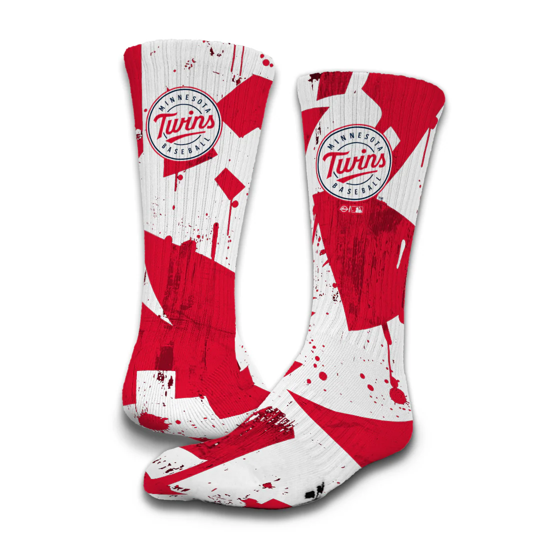 Minnesota Twins Primary 3 Pack Lifestyle Sock - Image 3