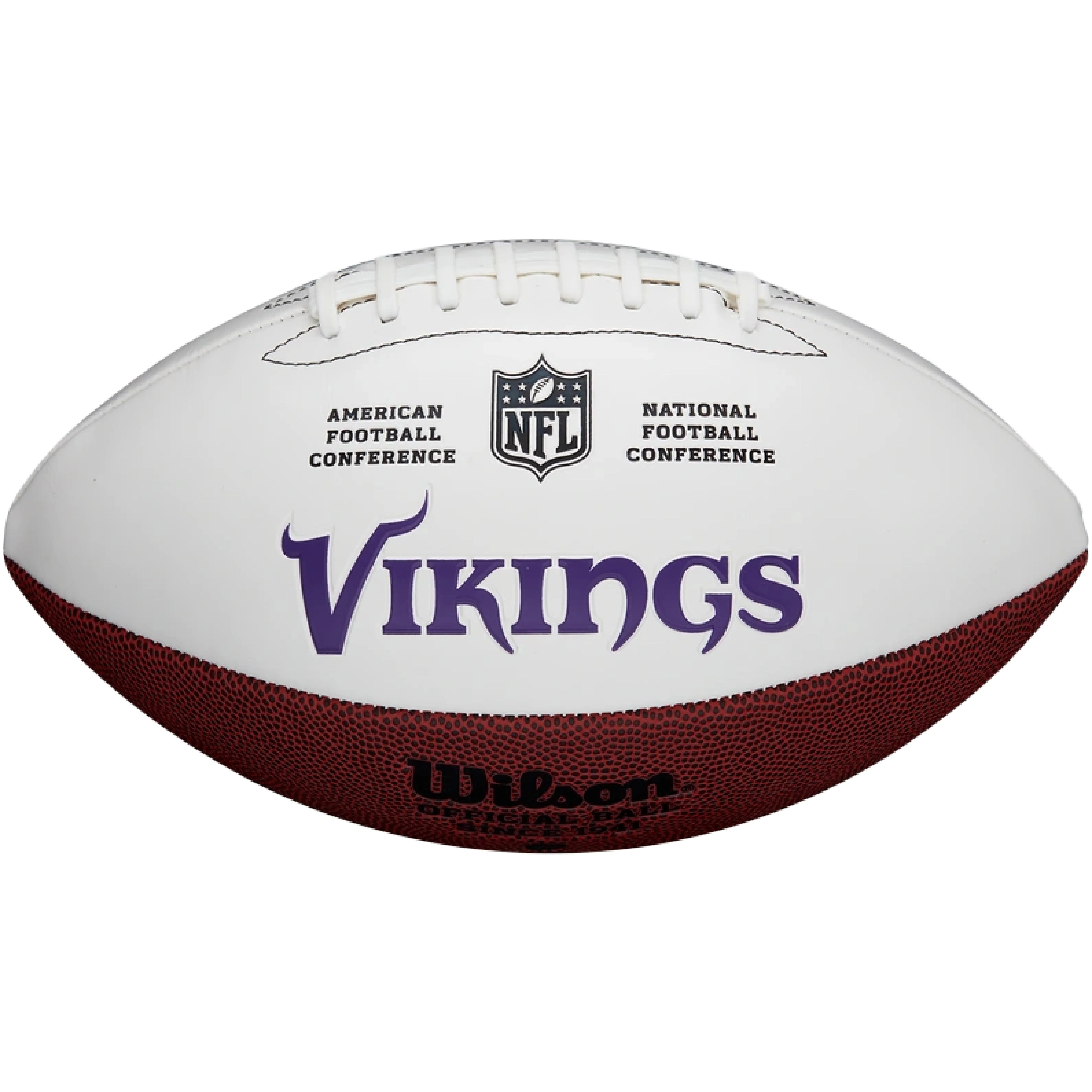 Minnesota Vikings Embroidered Logo Autograph Edition Football - Image 2