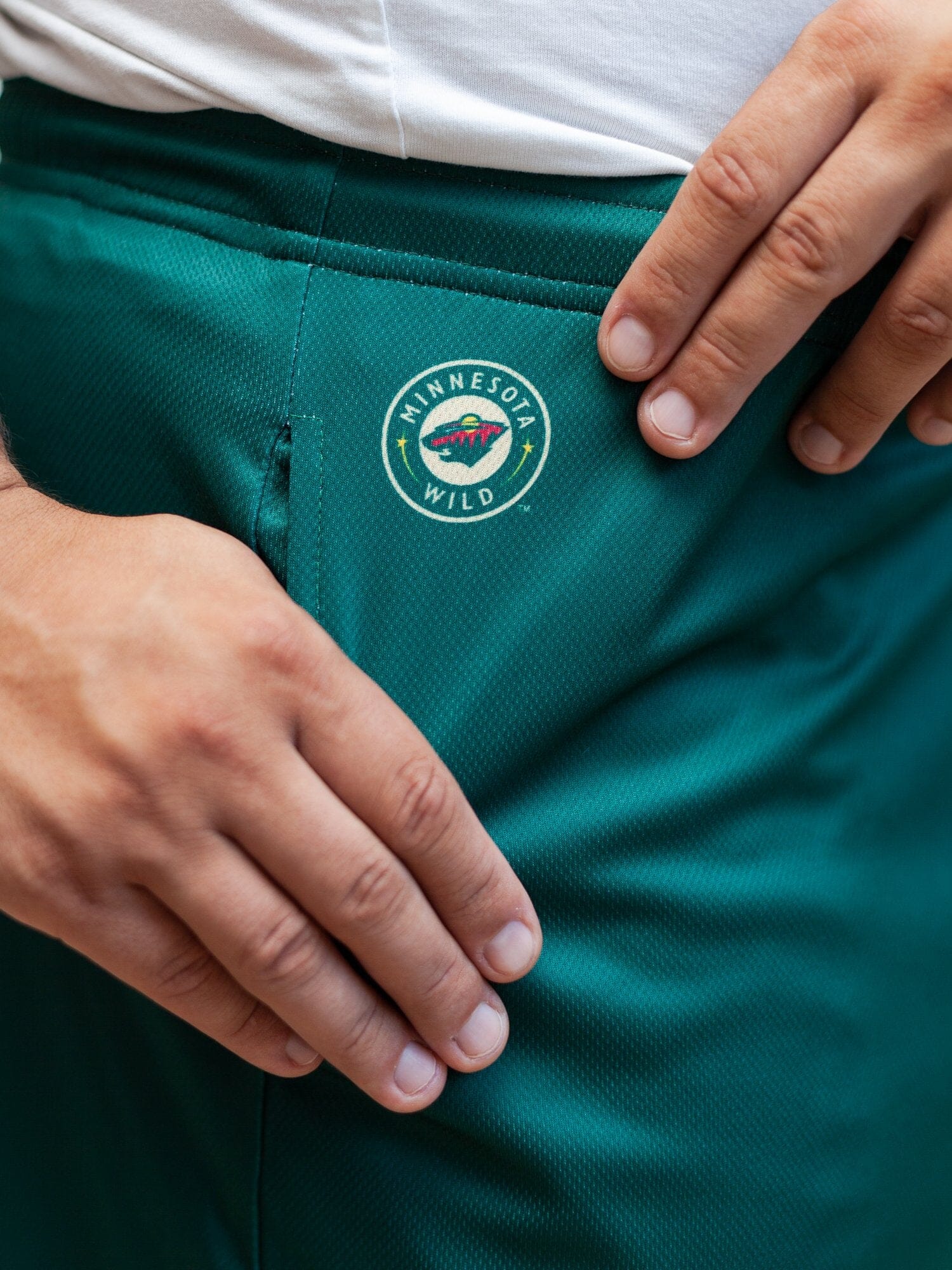 Minnesota Wild Mesh Hockey Shorts - Image 2
