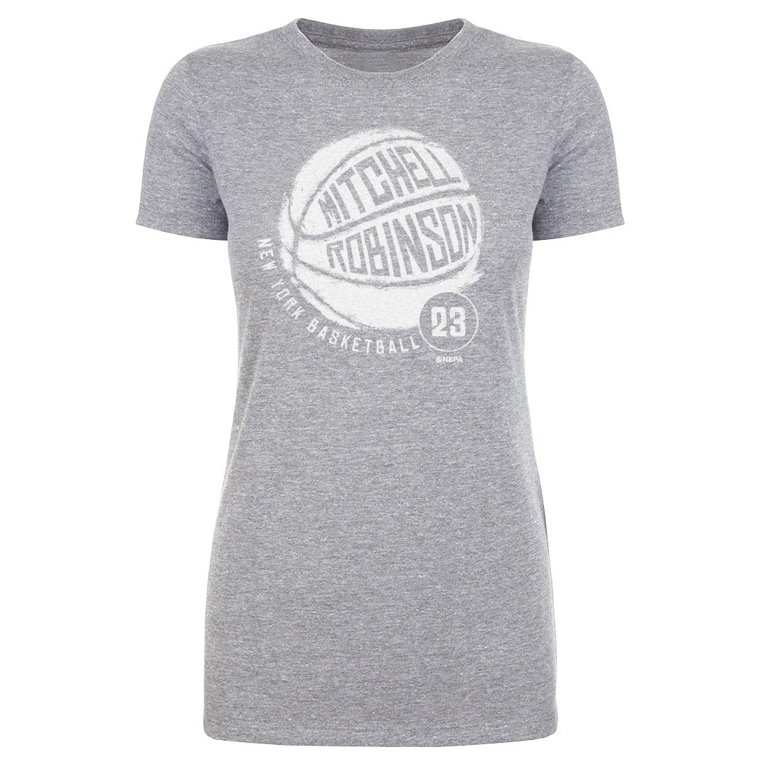 Mitchell Robinson New York Basketball WHT Women's T-Shirt