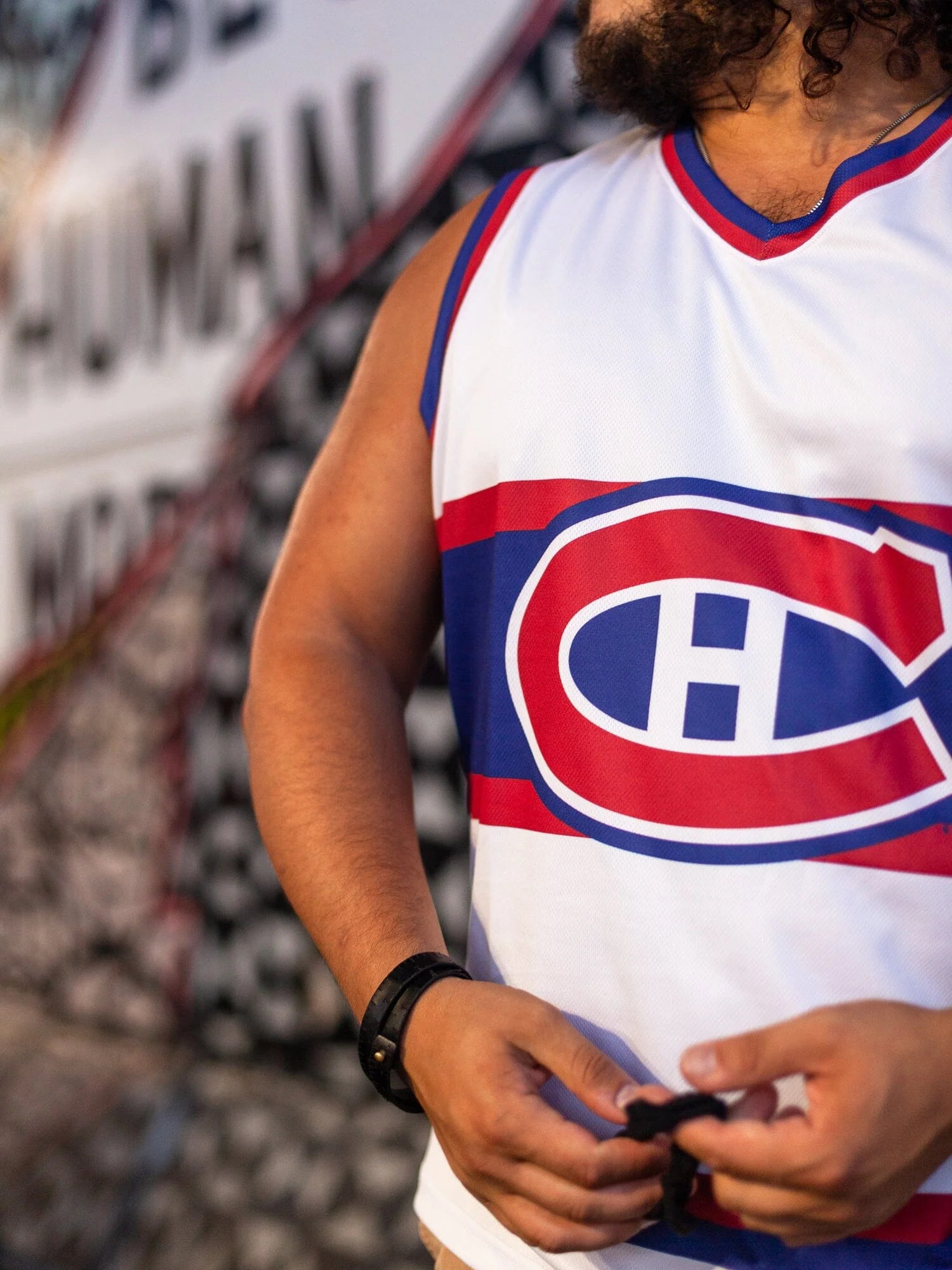 Montreal Canadiens "99 Series" Mash-up Hockey Tank - Image 4