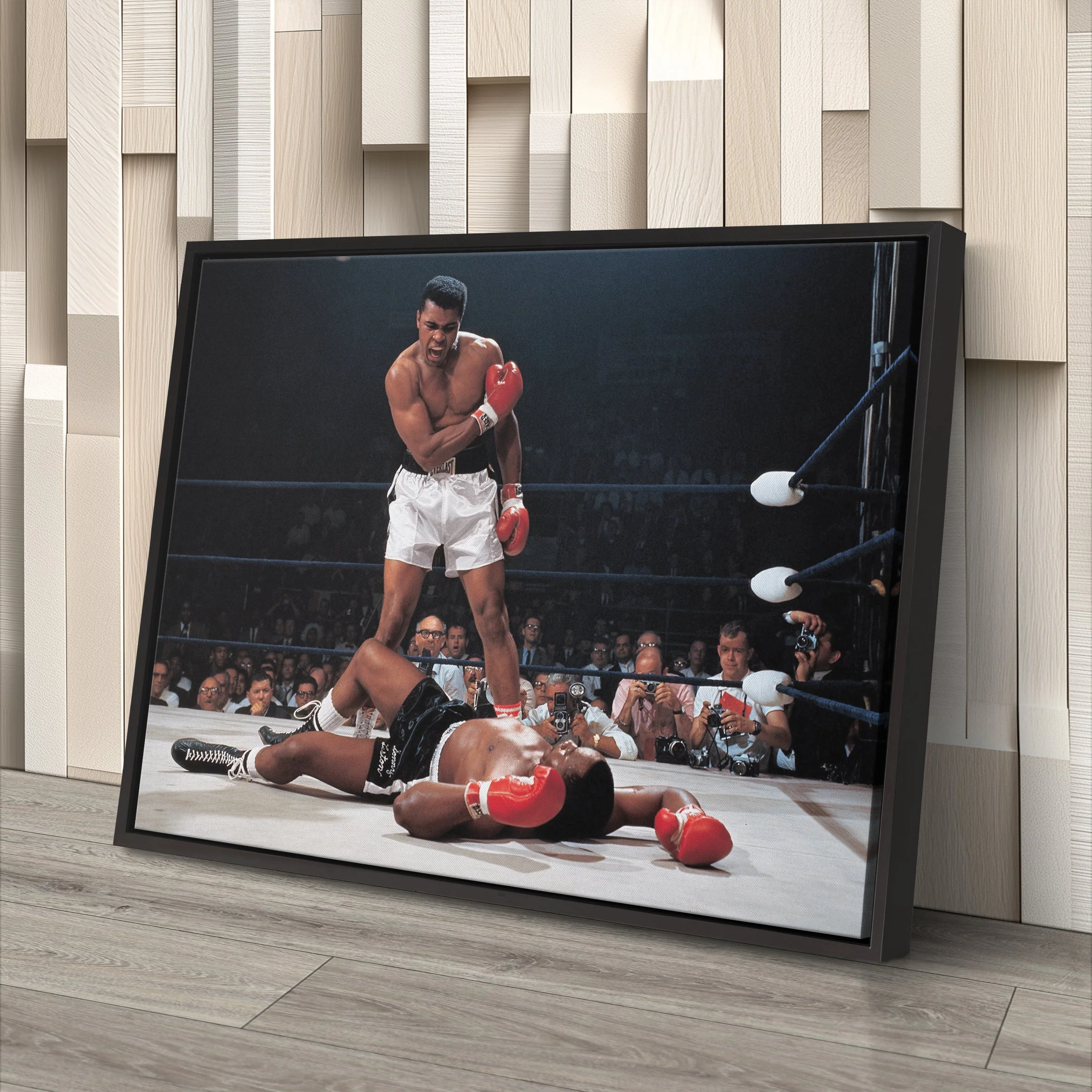 Muhammad Ali vs Sonny Liston Canvas – Phantom Punch Boxing Wall Art - Image 7