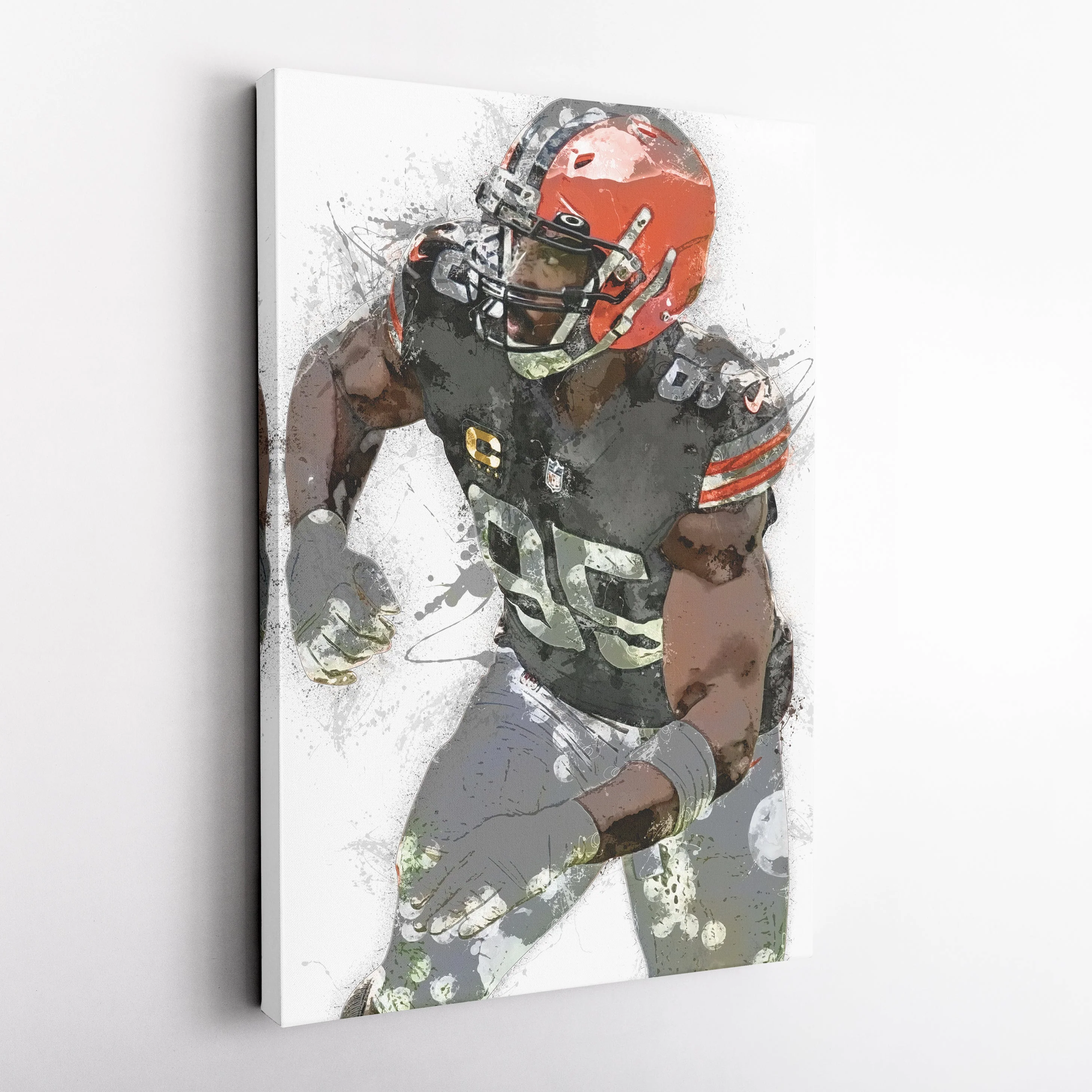 Myles Garrett Canvas Art – Cleveland Browns Wall Decor - Image 5
