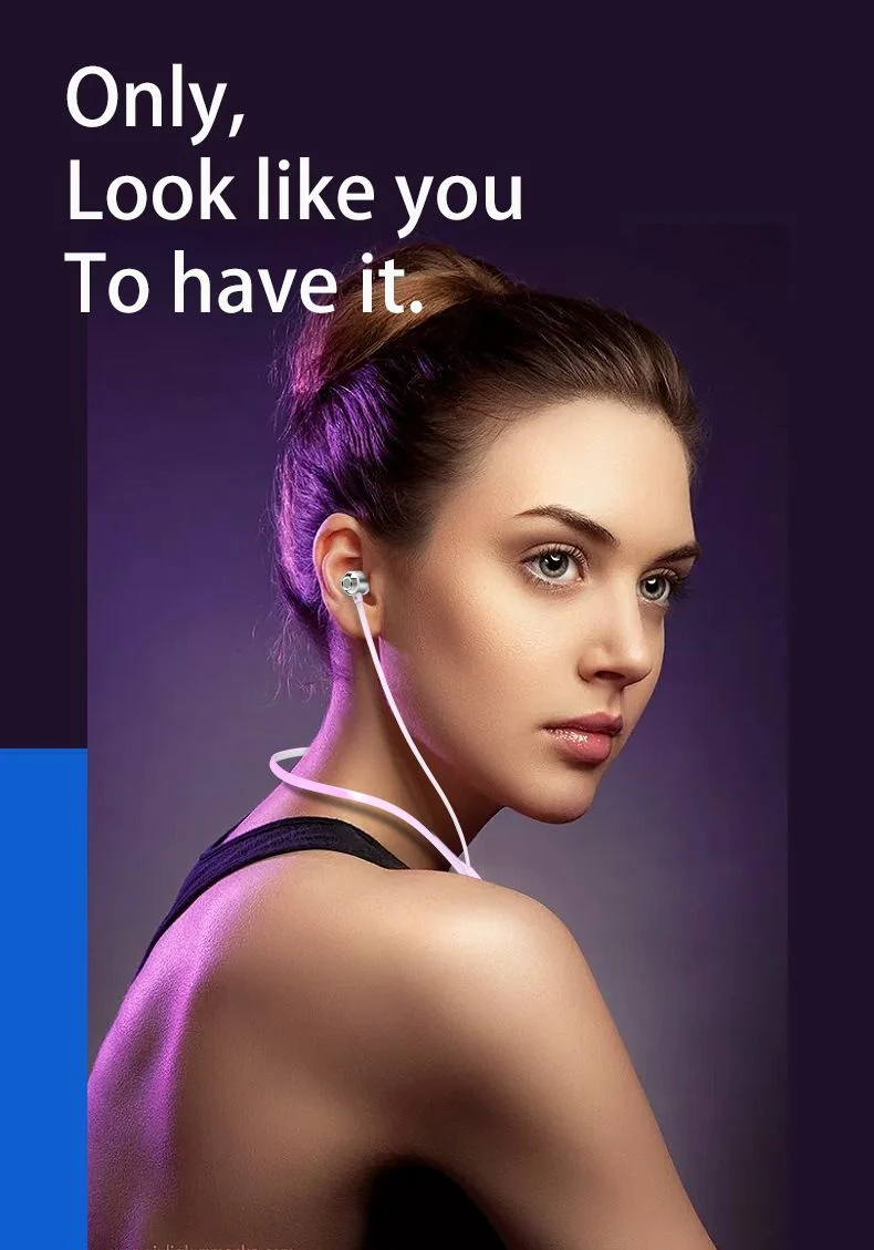 Neck-mounted Wireless earbuds Sports Headphones Neck Bluetooth 5.3 In-Ear Metal Earphones - Image 10