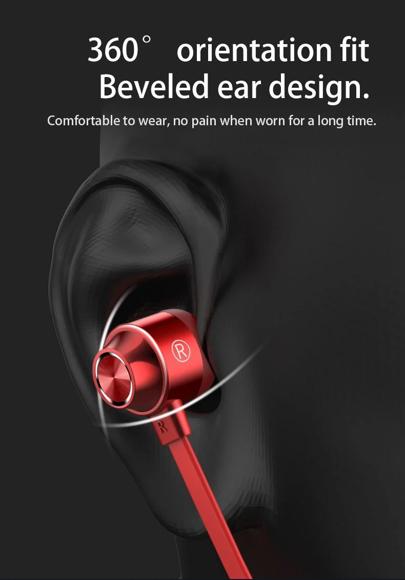 Neck-mounted Wireless earbuds Sports Headphones Neck Bluetooth 5.3 In-Ear Metal Earphones - Image 13